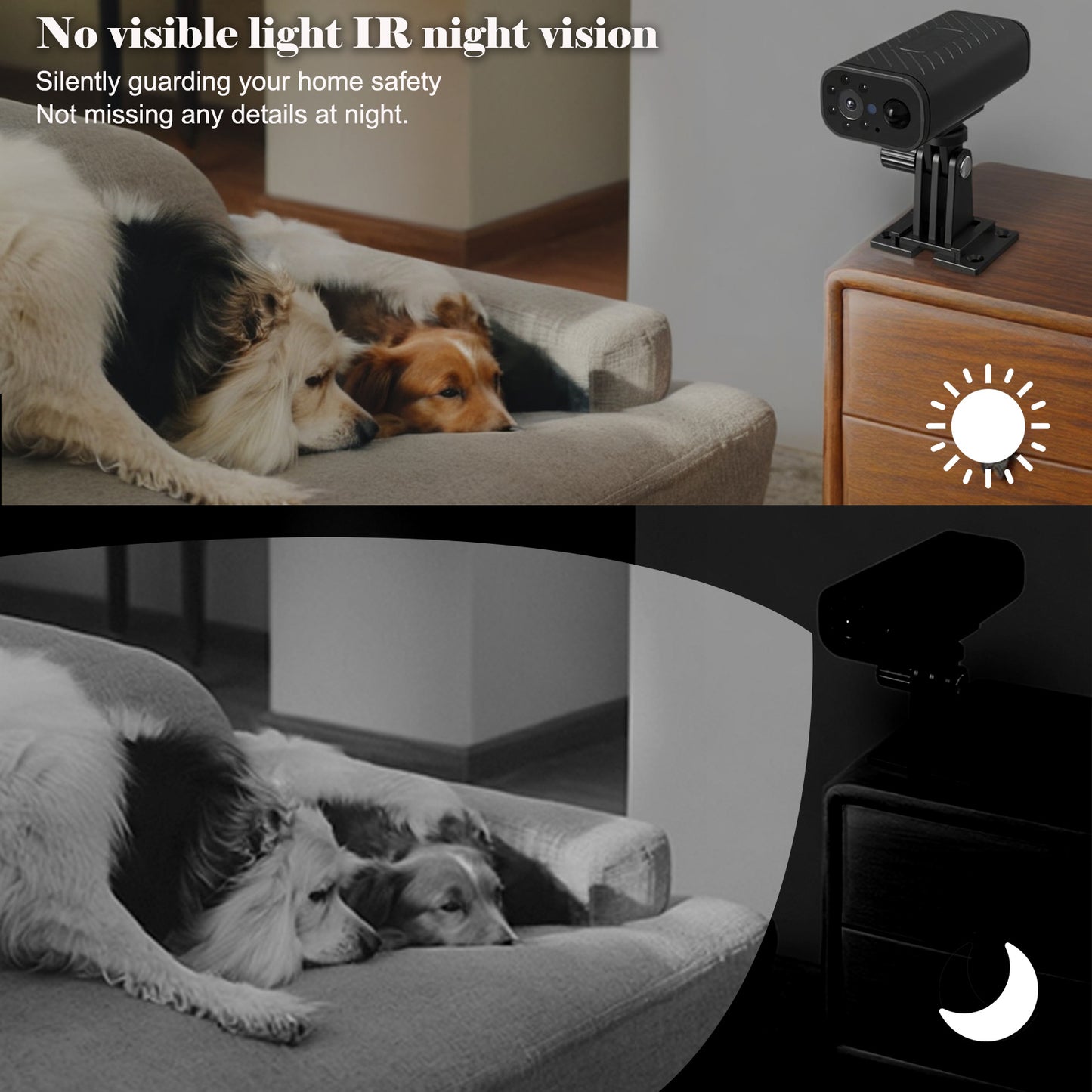 Waterproof Mini Cam for Every Corner, Plug-Free Battery Life to Match, 4K Compact Smart Home Security Cameras, Portable Wireless WiFi Monitoring, with Remote ON/Off, for Outdoor & Indoor