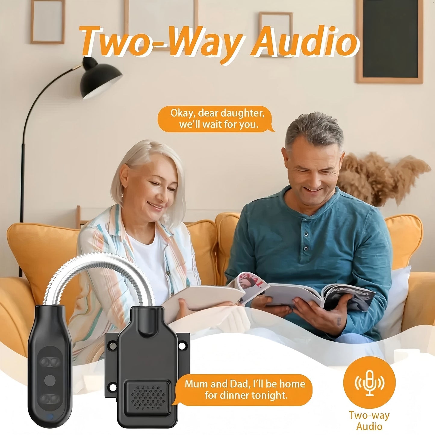 Compact Indoor Plug-in Mini Smart Home Security Camera, Support 5GHz & 2.4GHz Dual-Band WiFi,1920x1080 FHD Video, IR Night Vision, Motion Detection, Two-Way Audio, Pet/Nanny Monitor Cam