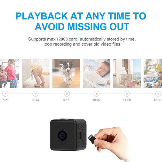 NEW Mini Camera Wireless WiFi Remote Monitor Camera Tiny Home IP Camera No Need To Plug in Super-long Battery Life