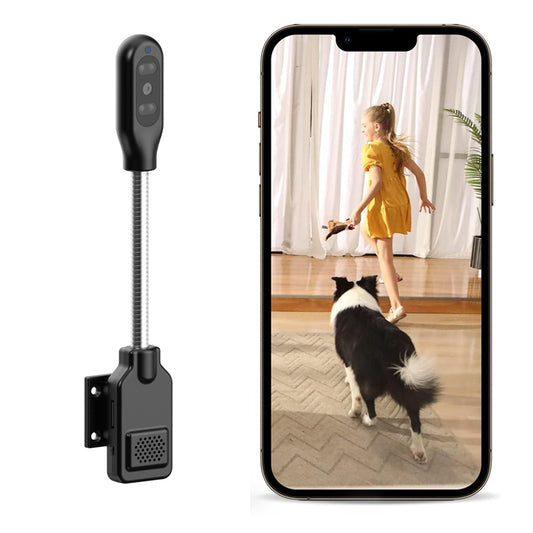 Compact Indoor Plug-in Mini Smart Home Security Camera, Support 5GHz & 2.4GHz Dual-Band WiFi,1920x1080 FHD Video, IR Night Vision, Motion Detection, Two-Way Audio, Pet/Nanny Monitor Cam