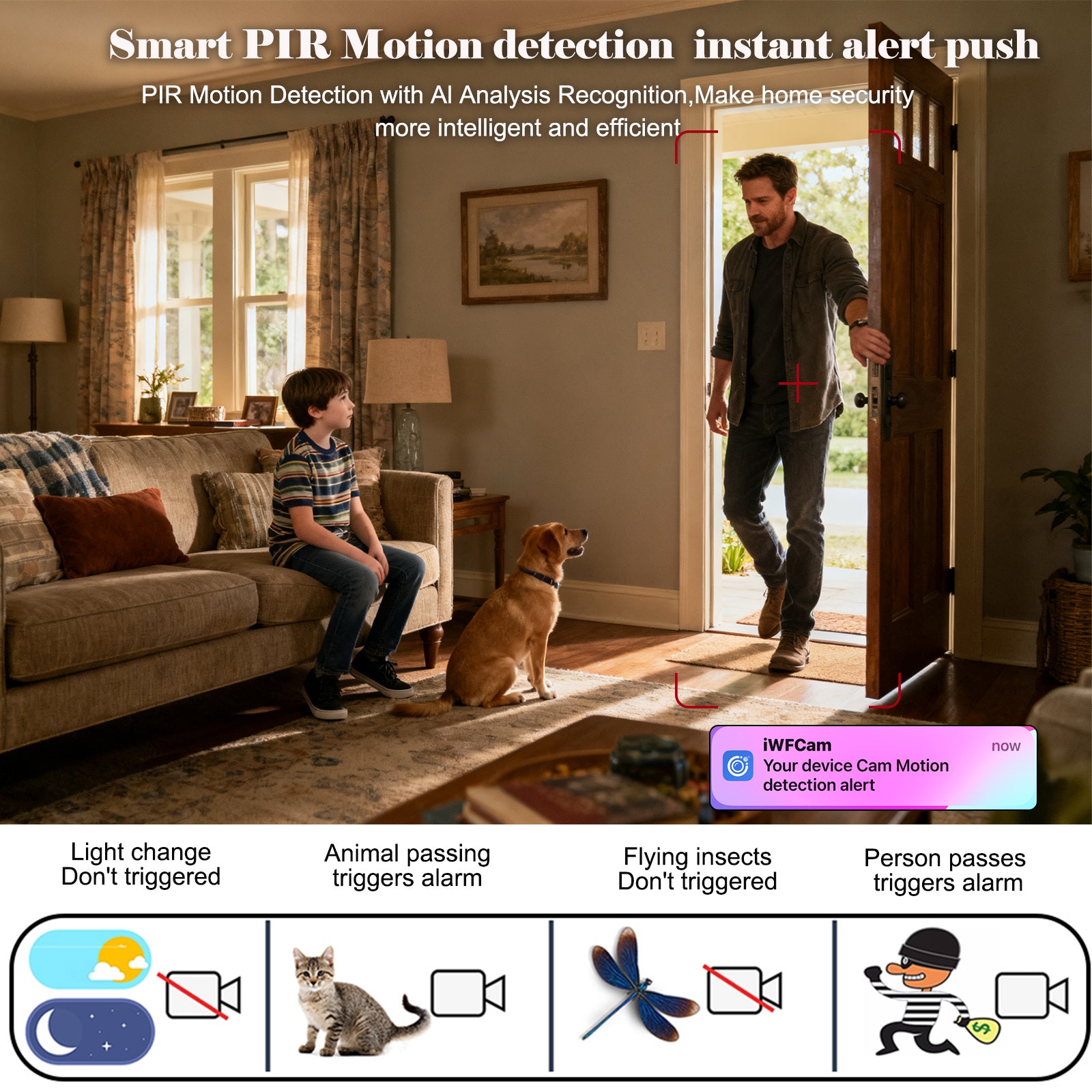 Waterproof Mini Cam for Every Corner, Plug-Free Battery Life to Match, 4K Compact Smart Home Security Cameras, Portable Wireless WiFi Monitoring, with Remote ON/Off, for Outdoor & Indoor