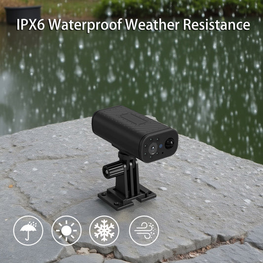 Smart Wireless Camera, IPX6 Waterproof 4K HD, Low Power Consumption, Ultra Long Battery Life, AI Motion Detection, IR Night Vision, Home Security Cam for Indoor, Outdoor, Baby, Pets