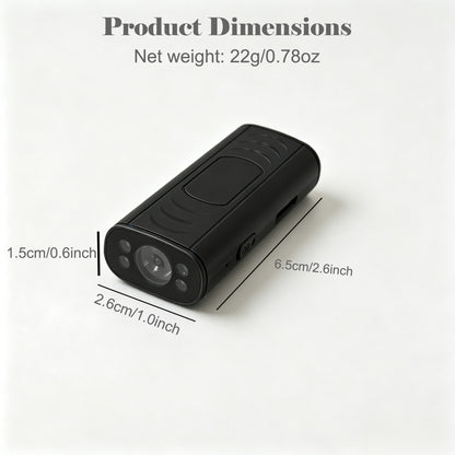 Next-Gen Compact Security Camera Super Small Portable Wireless WiFi Smart Camera, Mini Home Security Camera, Remote Viewing