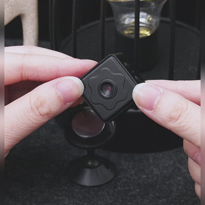 Next-Gen Mini Wireless Security Camera, Small Wireless Indoor Nanny Cam with No-Glow Night Vision, Motion Alerts, Home/Office Security Camera with Dual Storage