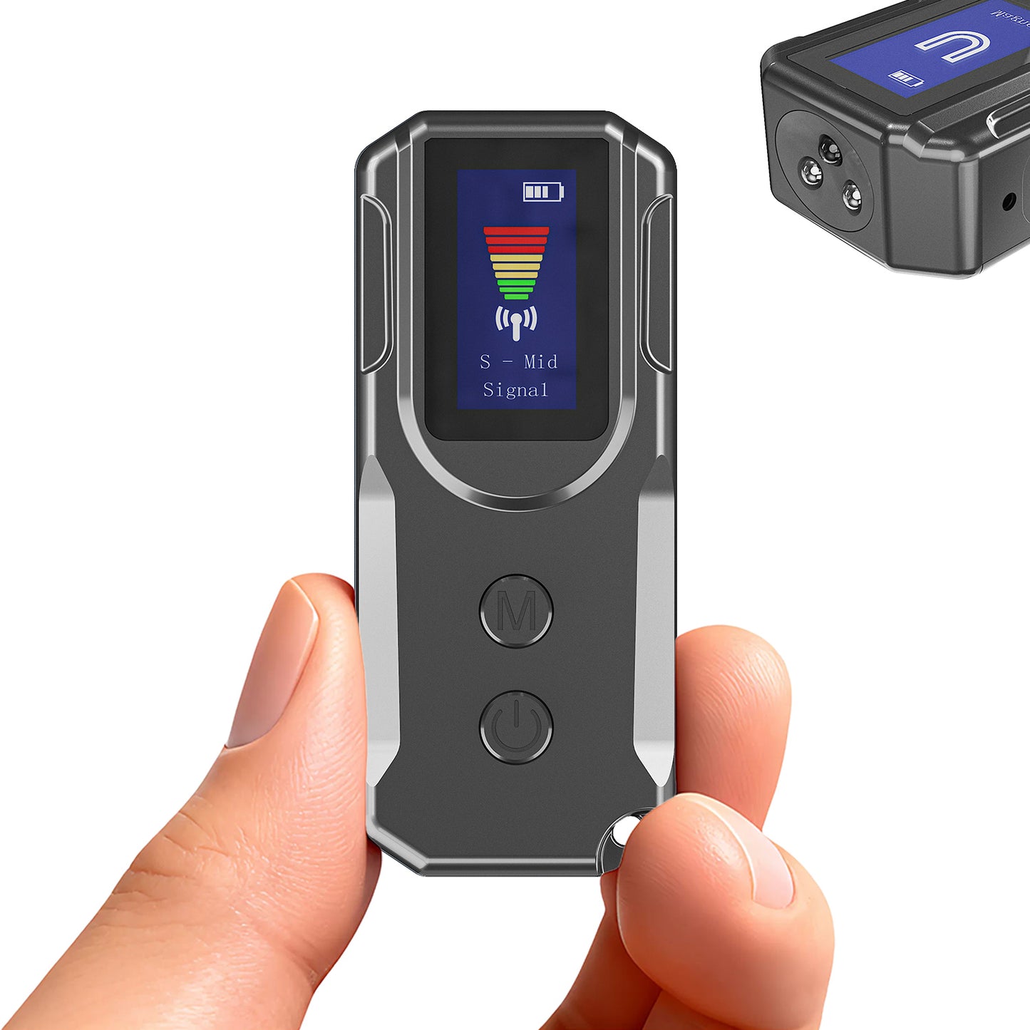 Hidden Camera Detectors, with HD Display, Smart Anti-Spy Device, GPS Tracker & Bug Detector, Portable Wireless/RF Signal Scanner for Hotels, Travel, Home & Office