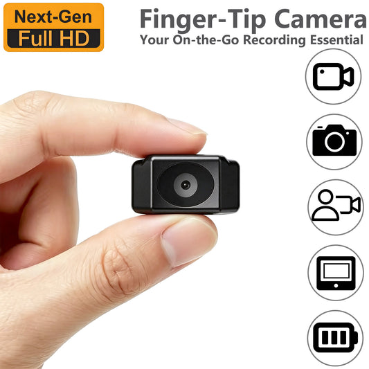 Next-Gen Portable Body Camera Fingertip Control Law Enforcement Police Military Surveillance Handheld HD Video Recording Device